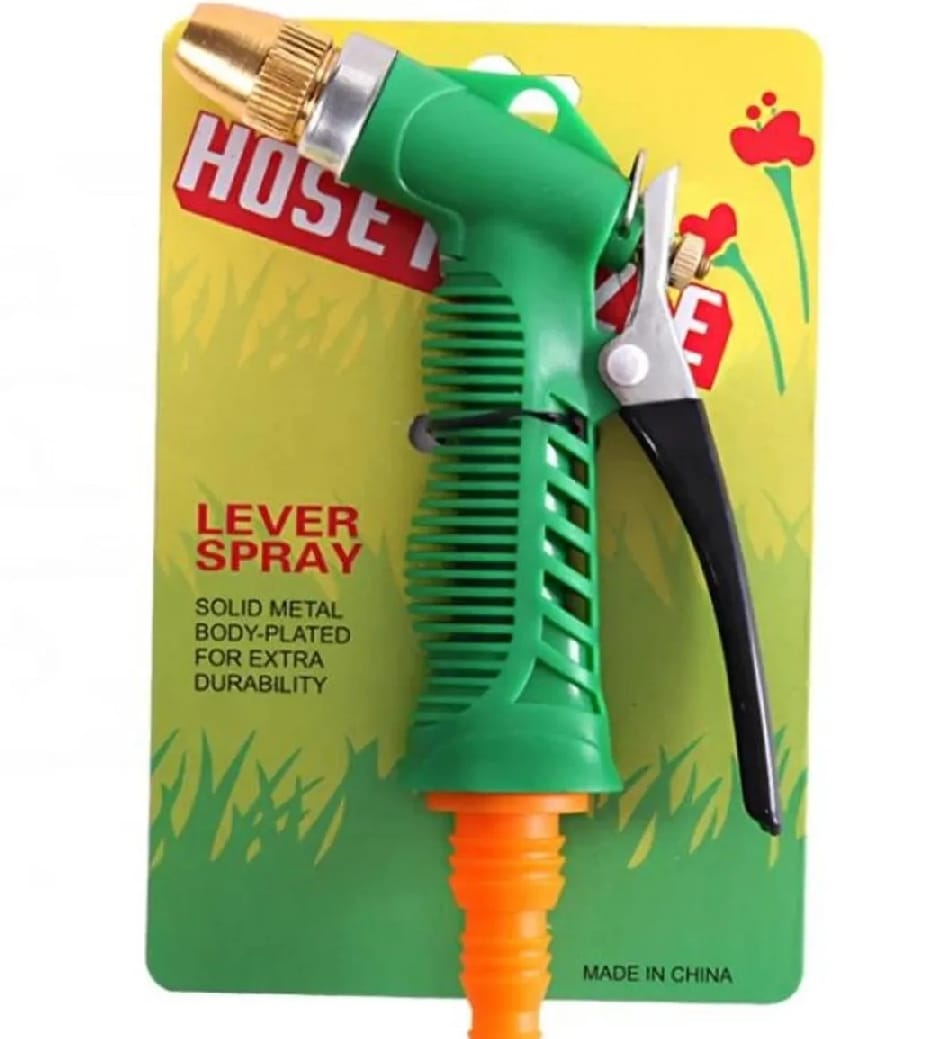 Water Spray Brass Nozzle Gardening Planter High Pressure Water Sprayer With Trigger Spray For Garden Car Washing And Bike Cleaning street mart