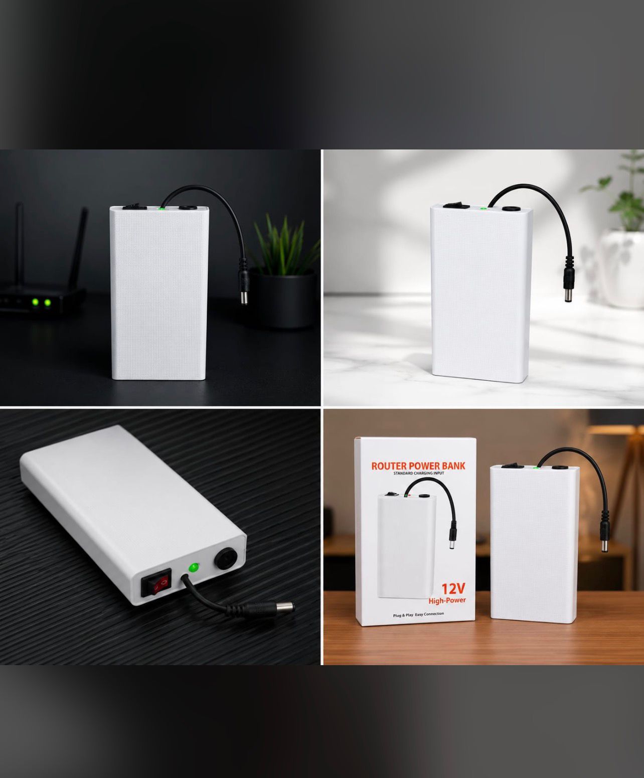 Xiaomi Mi 20000Mah 12V Router Power Bank – Mini UPS Battery Backup for Wi-Fi Routers street mart