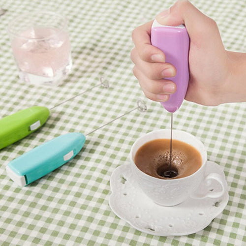 Multipurpose Electric Coffee Beater & Milk Frother | Handheld Mini Blender & Egg Whisk (Portable, Random Color)
