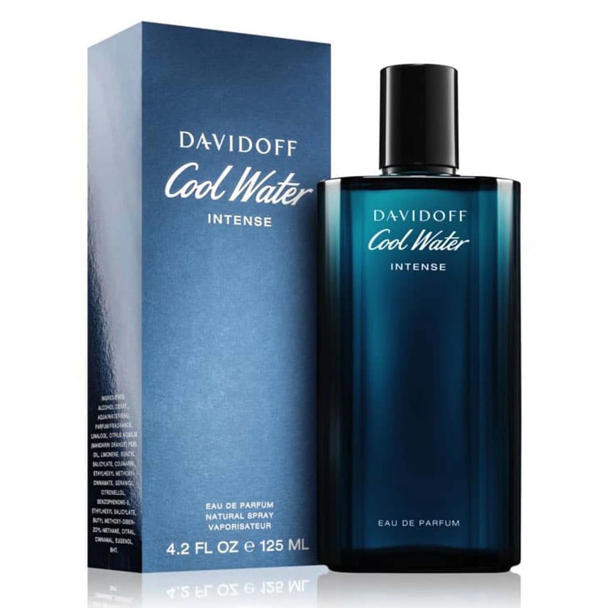 Davidoff Cool Water Intense Eau De Parfum For Men Long Lasting Premium Fragrance With Fresh Aromatic Notes | 100 ml street mart