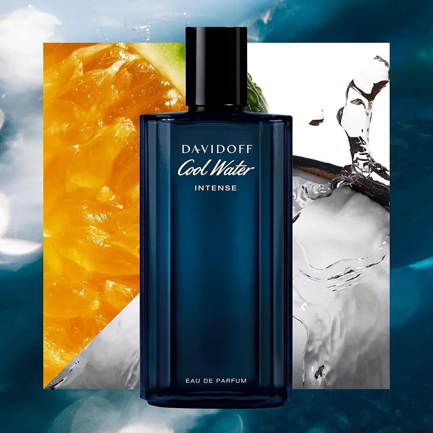 Davidoff Cool Water Intense Eau De Parfum For Men Long Lasting Premium Fragrance With Fresh Aromatic Notes | 100 ml street mart