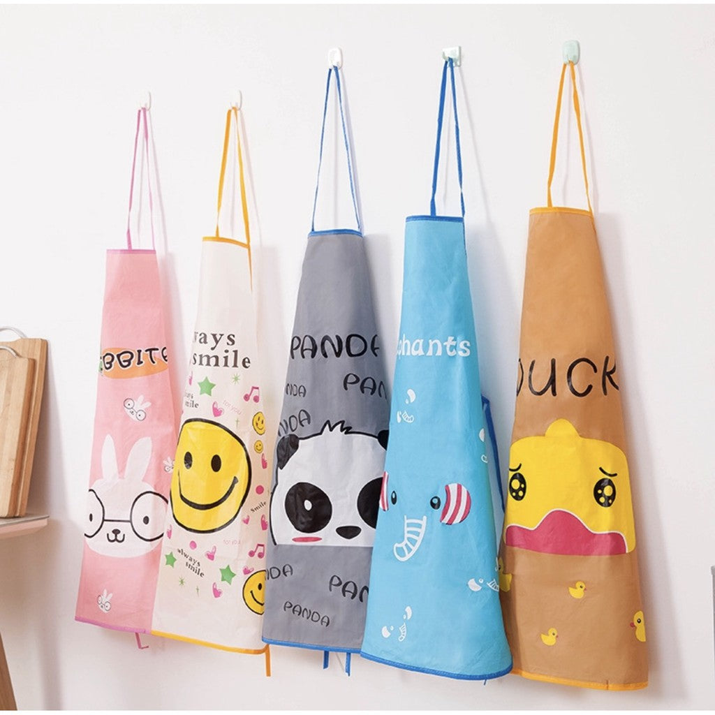 EVA Material Apron – Soft & Elastic, Random Character Design street mart