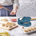 2-in-1 Manual Dumpling Maker & Dough Press Machine | Portable Samosa & Gujiya Mould Tool | Easy Kitchen DIY Pastry Accessory (Random Colour) street mart