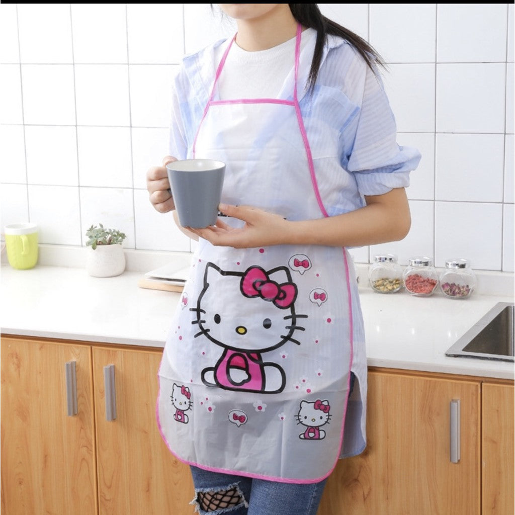 EVA Material Apron – Soft & Elastic, Random Character Design street mart
